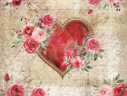 Crafters Companion 6” x 6” Paper Pad - From the Heart