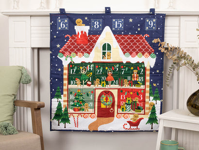 Threaders Gingerbread House Advent Calendar Panel Kit