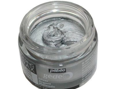 Pebeo Gilding Wax Silver - 30ml pot