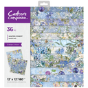 Crafter's Companion 12x12 Paper Pad Winter Frost & Winter Berries Collection