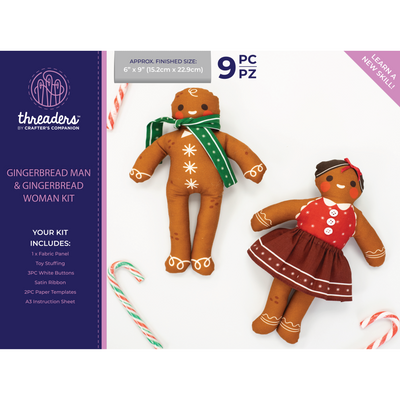 Threaders - Gingerbread Man & Gingerbread Woman Kit