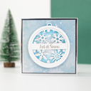 Crafters Companion Stamp and Die - Let it Snow