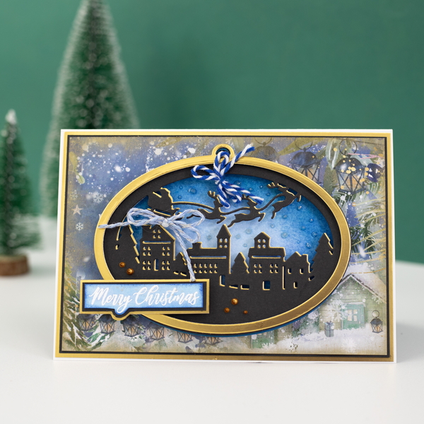 Crafters Companion Stamp and Die - Christmas Village
