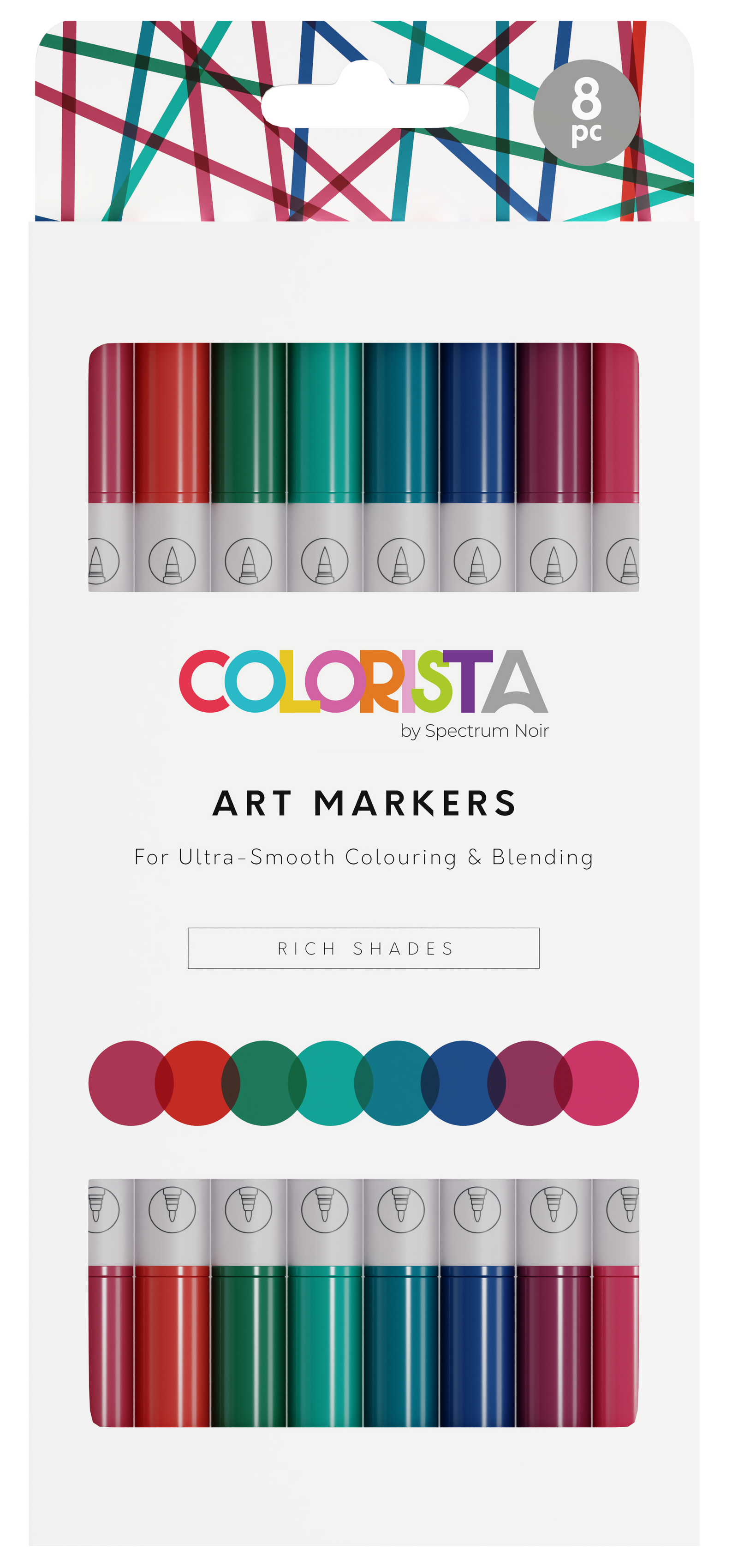 Colorista - Art Marker - Rich Shades 8pc