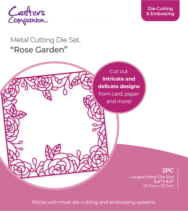 Gemini Intricate Create-a-Card Die - Rose Garden