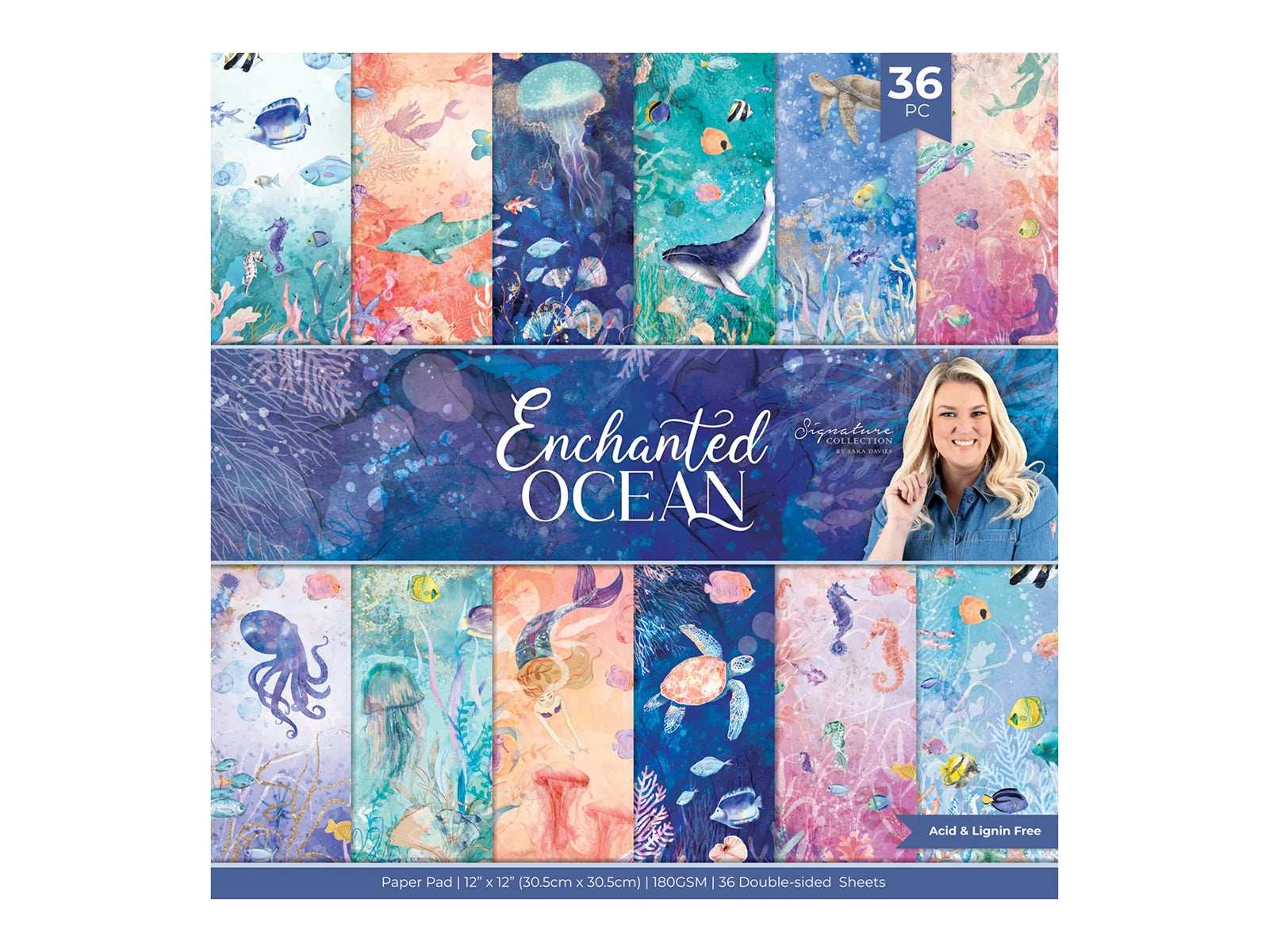 Sara Signature - Enchanted Ocean - 12" x 12" Paper Pad