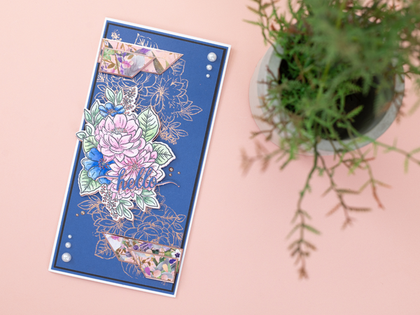 Sara Signature Floral Elegance Stamp & Die – Spring Bouquet