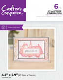 Crafter's Companion Christmas & Everyday Sentiment Frame Stamp & Dies SHOWSTOPPER Collection