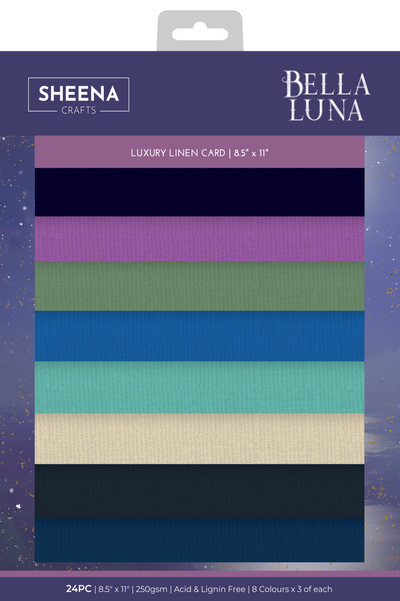 Sheena Douglass Bella Luna 8.5 x 11Luxury Linen Card Pack
