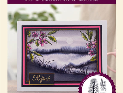 Sheena Douglass Draw the Line Photopolymer Stamp - Into the Forest