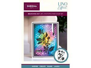 Sheena Douglass Lino Effect Photopolymer Stamp - Branching Out