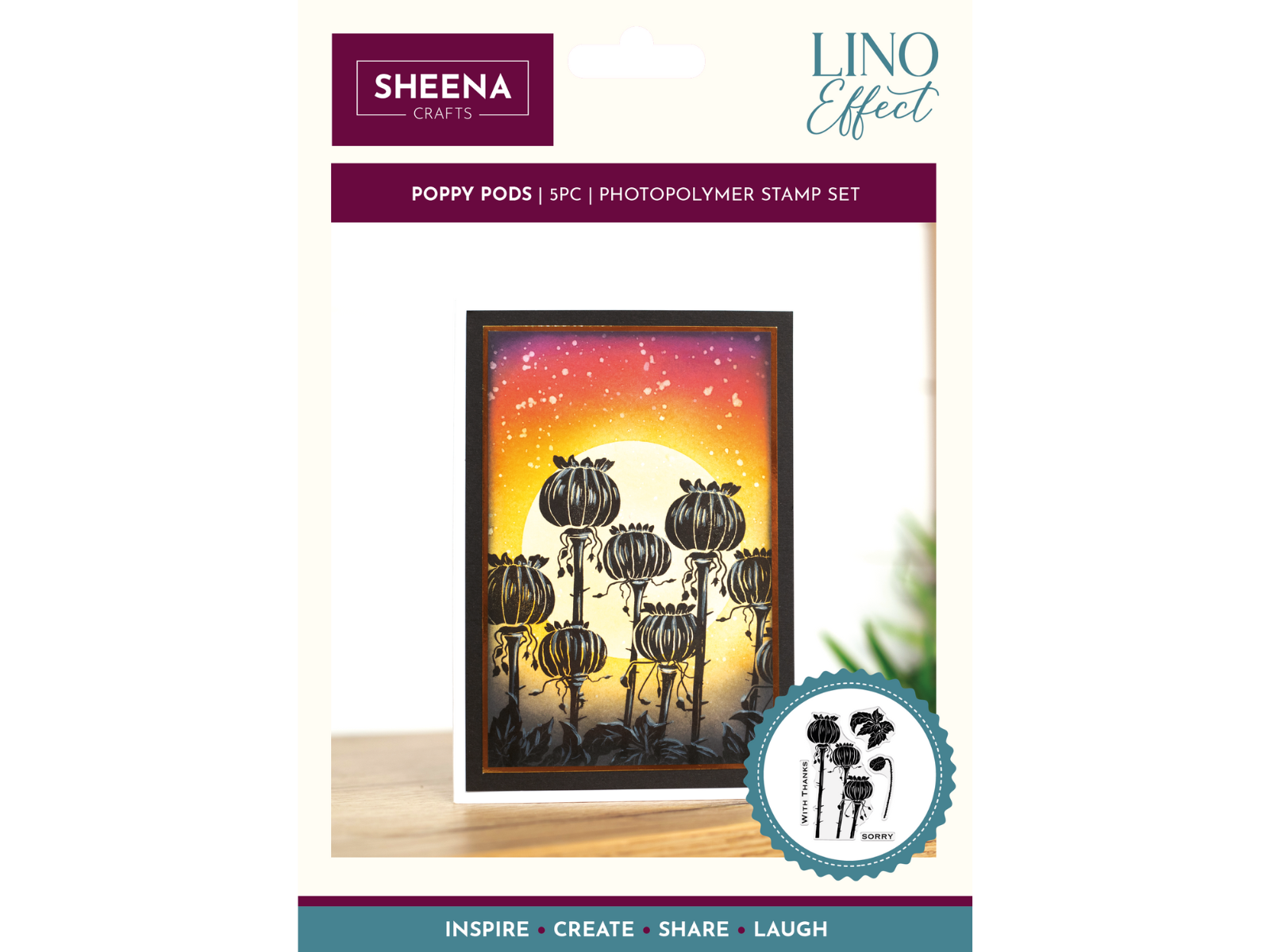 Sheena Douglass Bold Lino Stamps Collection