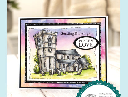 Sheena Douglass Photopolymer Stamp - Sending Blessings