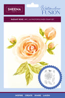 Sheena Douglass Watercolour Fusion Photopolymer Stamp - Radiant Rose