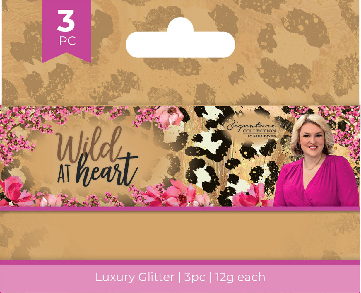 Wild at Heart Glitter 3pc | Crafter's Companion -Crafter's Companion US