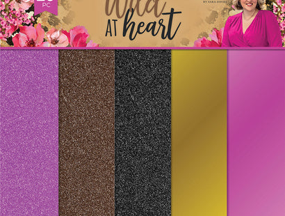 Sara Signature Wild at Heart Luxury Glitter & Mirror Card Pack