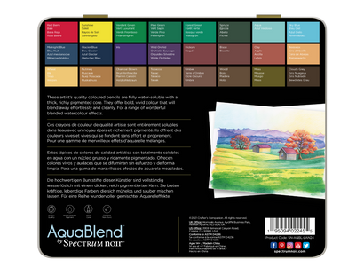 Landscape Aquablend Wartercolour Pencil Set - 24 Pack - Spectrum Noir