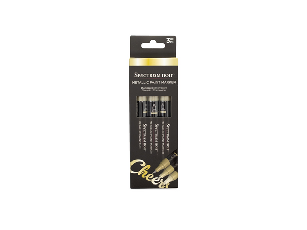 Spectum Noir-Metallic Paint Marker (3PC) - Champagne