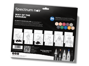 Way of the Samurai Pro Fan Art Colouring Kit - Spectrum Noir