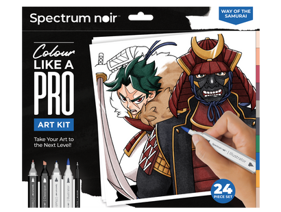 Way of the Samurai Pro Fan Art Colouring Kit - Spectrum Noir