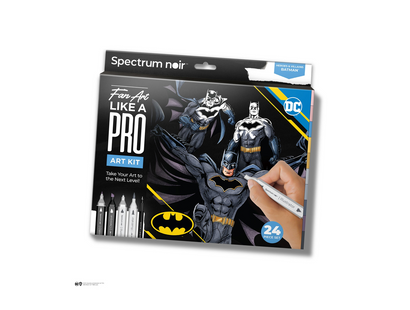 Batman Pro Fan Art Colouring Kit - Spectrum Noir