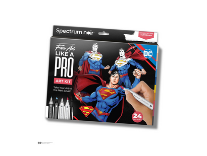 Spectrum Noir Fan-Art Like a Pro Art Kit - Superman