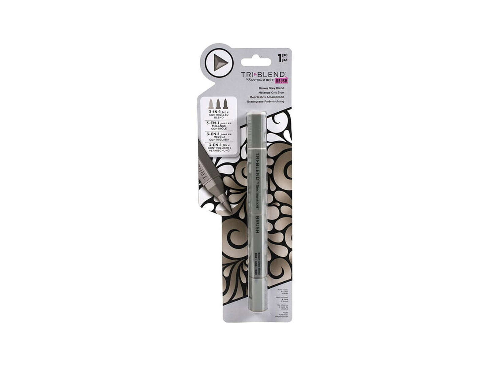 SN-TriBlend Brush-Brown Grey Blend