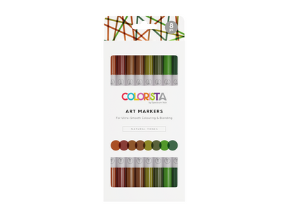 Colorista - Art Marker - Natural Tones 8pc