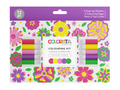 Feelgood Florals Colouring Kit with Pens and Pages - Colorista