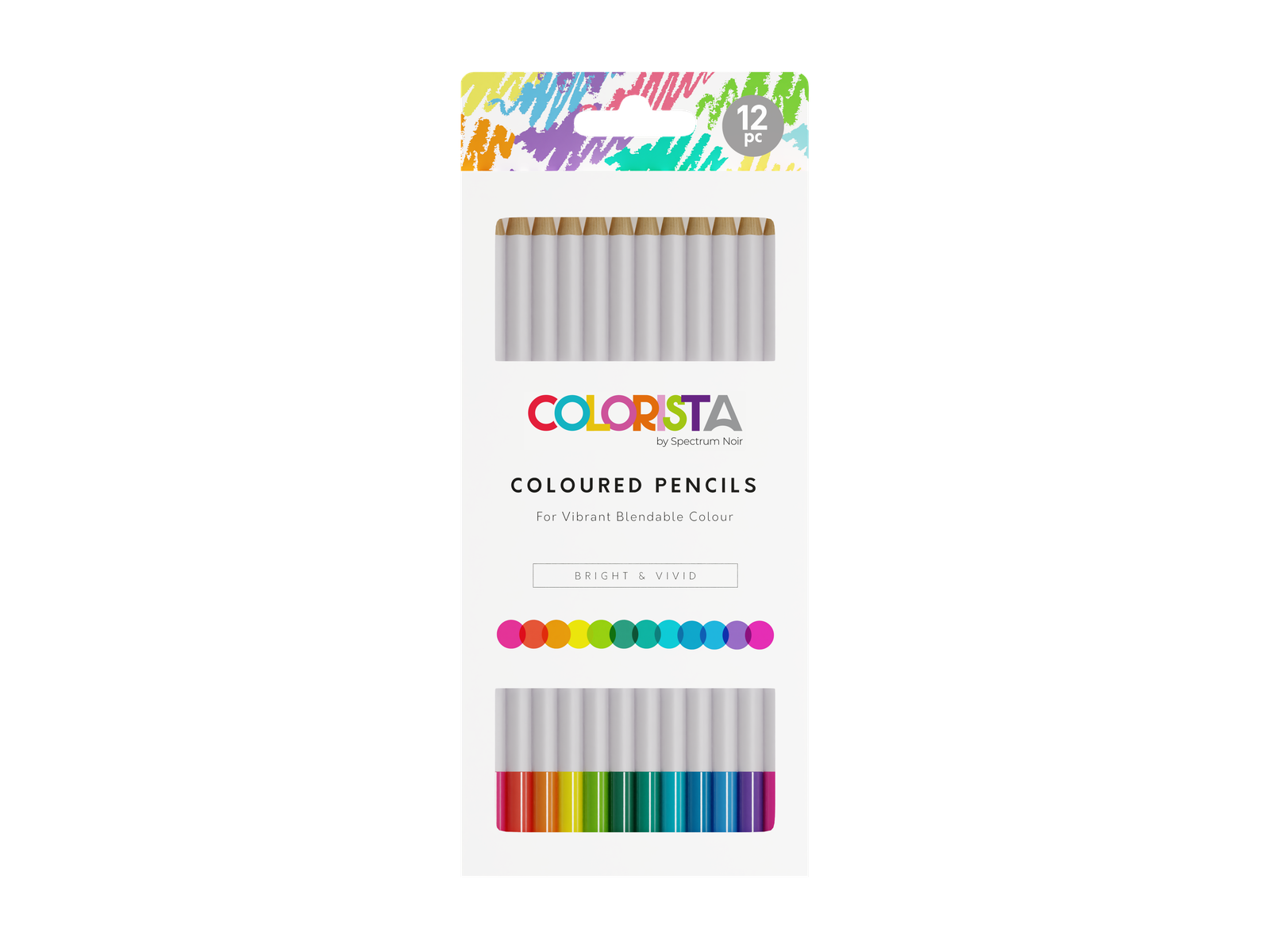 Colorista - Coloured Pencil - Bright & Vivid 12pc