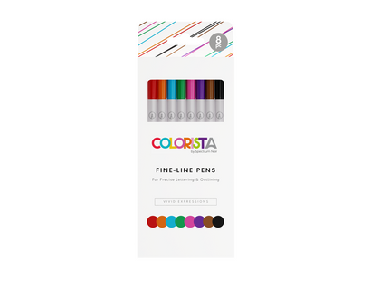 Colorista - Fine-Line Pen - Vivid Expressions 8pc