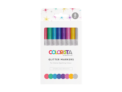 Colorista - Glitter Marker - Sparkling Brights 8pc