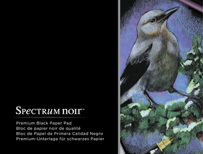 Spectrum Noir 9x12 Premium Black Paper Pad