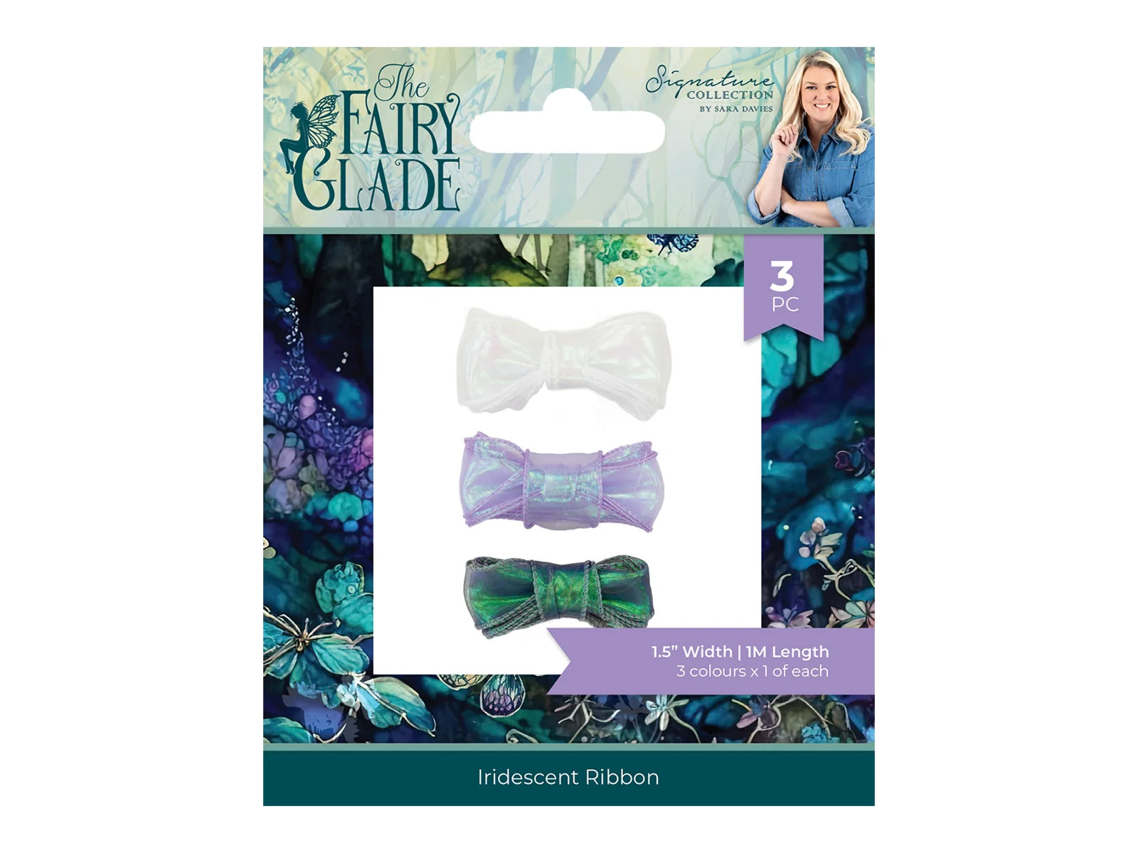 Sara Signature Fairy Glade - Iridescent Ribbon