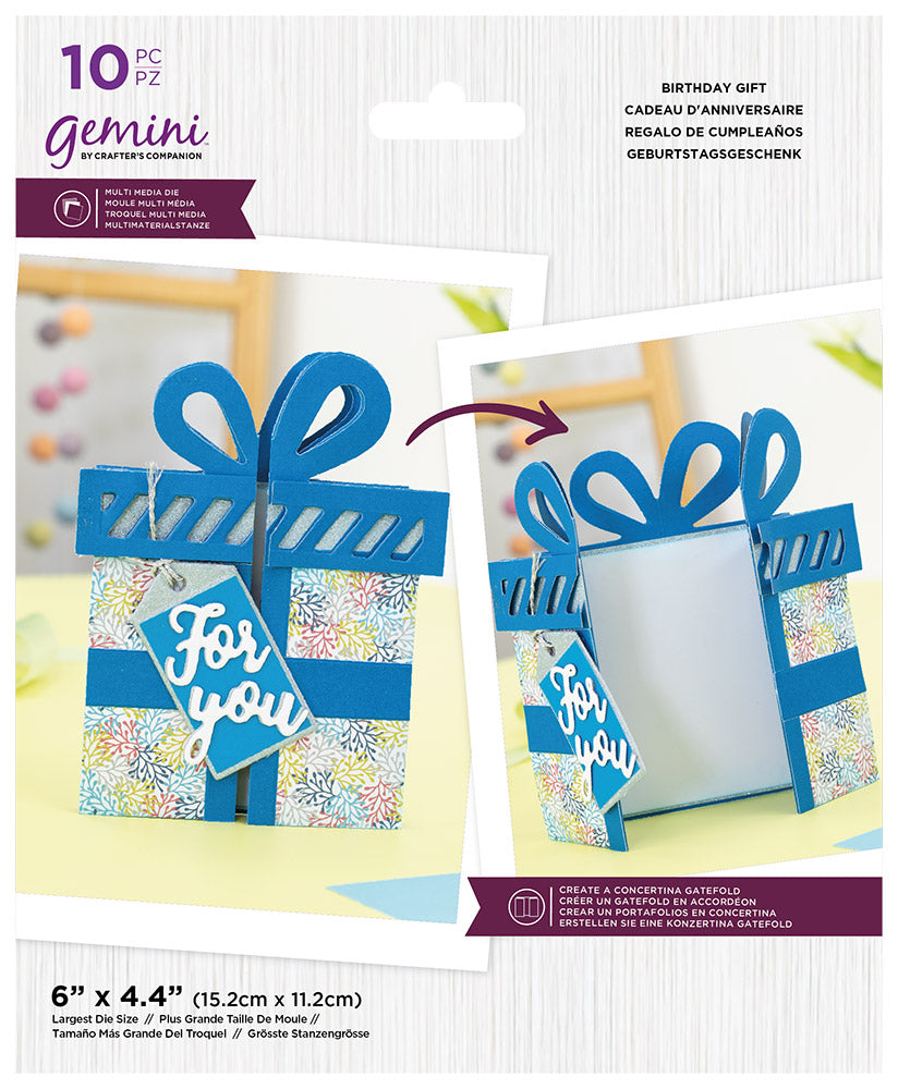 Gemini - Mulit Media Die - Birthday Gift