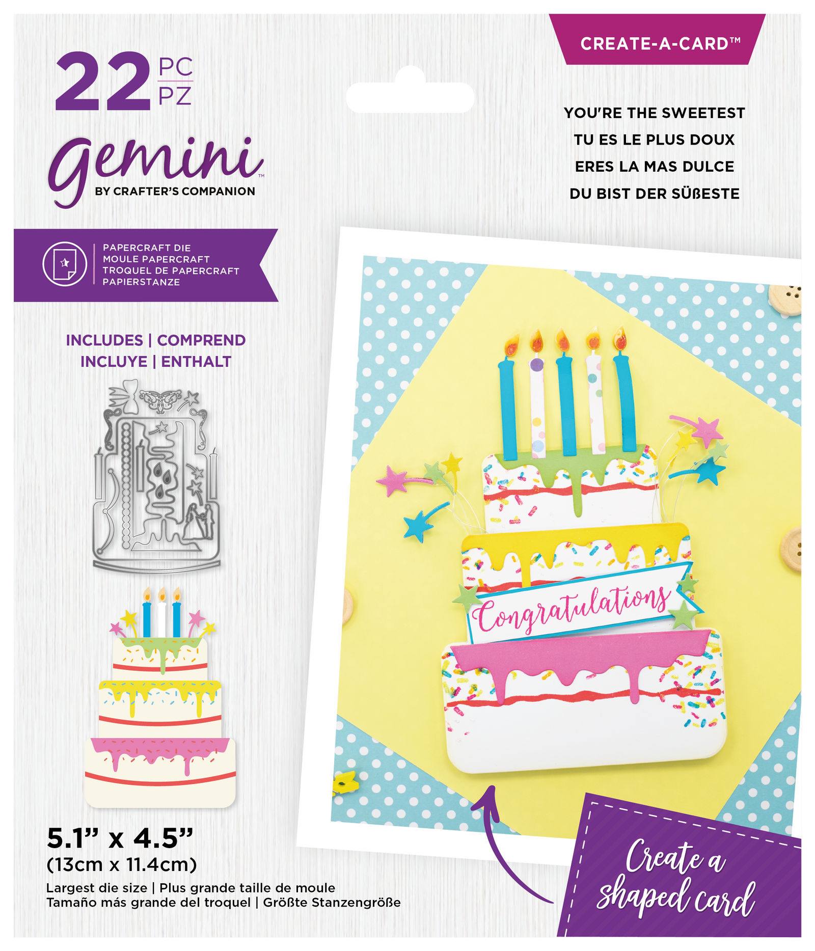 Gemini - Create-a-Card - You’re The Sweetest