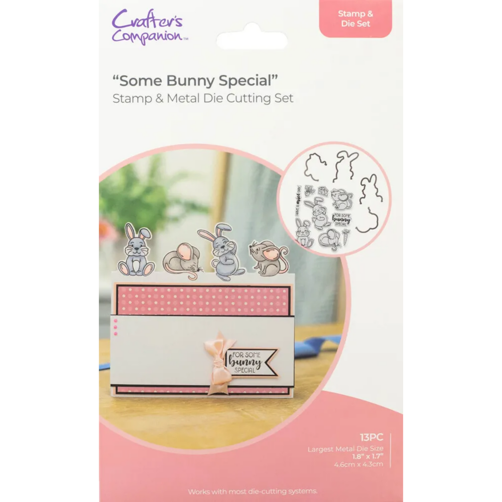 Crafters Companion - Stamp & Die Set - Some Bunny Special