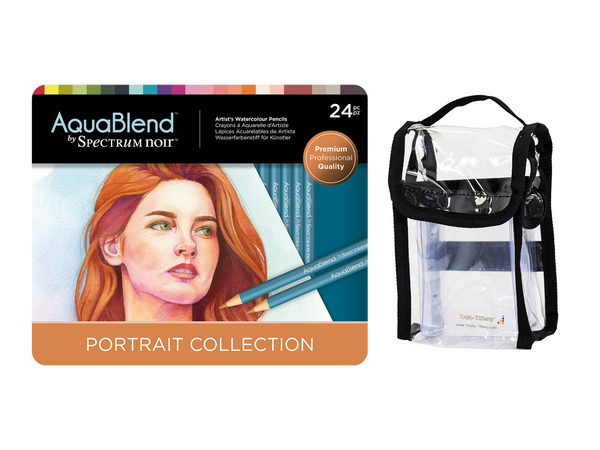 Spectrum Noir Aquablend Pencils (24PC) - Portrait with Debra Buddy Bag