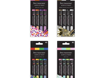 Spectrum Noir Acrylic Paint Markers 16pc Collection