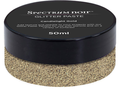 Spectrum Noir Glitter Paste - Candle Light Gold