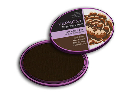 Spectrum Noir Harmony Quick-Dry Dye Inkpad - Seal Brown