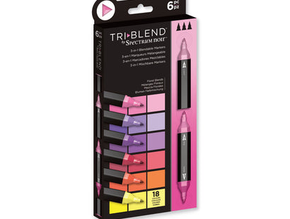 Spectrum Noir TriBlend Markers - Floral Blends (6 Piece)