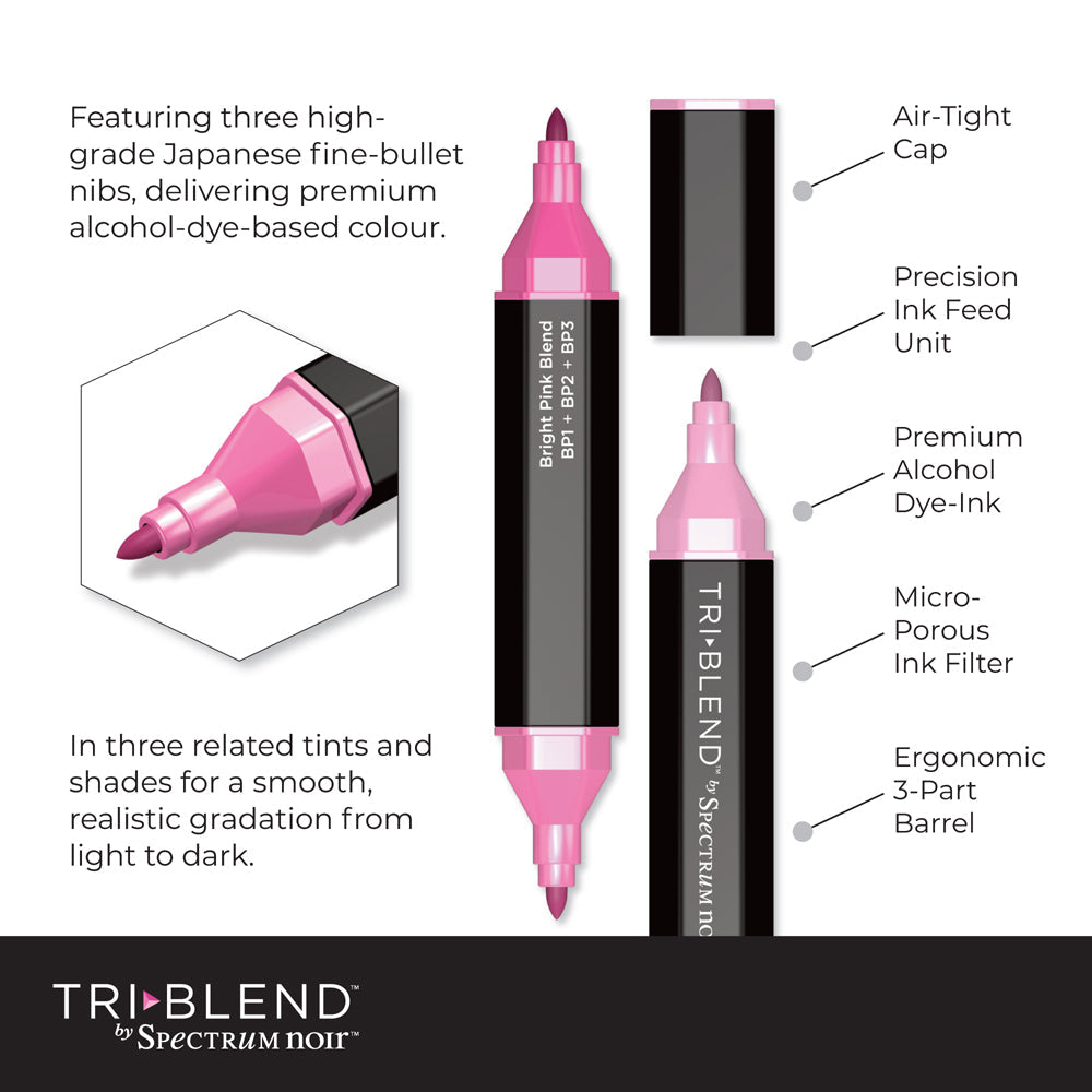 Spectrum Noir TriBlend Markers - Floral Blends (6 Piece