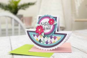 Gemini - Metal Die - Create - a - Card - Scalloped Stepper-Rocker Card