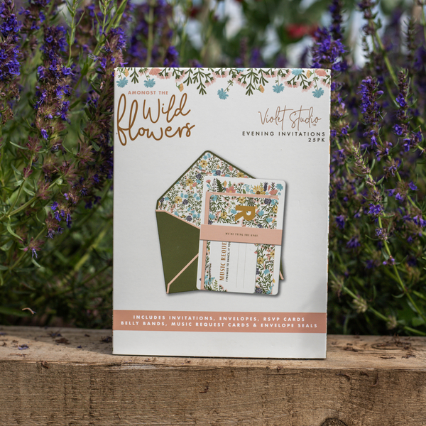 Evening Invitations - Amongst The Wildflowers - 25pk - Violet Studios