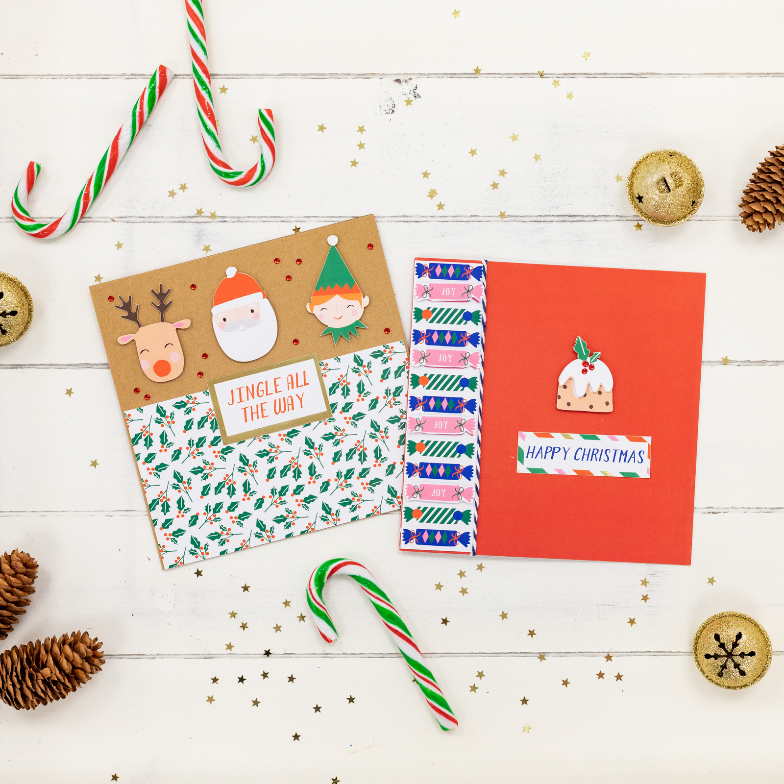 Christmas Characters Card Making Kit - Violet Studio