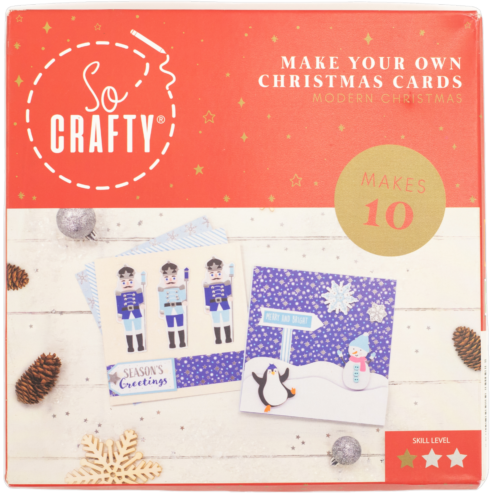 Modern Christmas Card Making Kit - Violet Studio