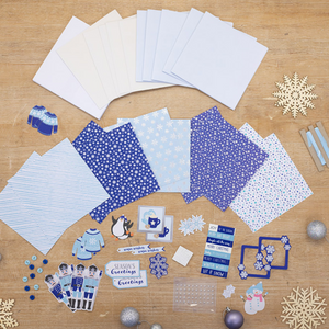 Modern Christmas Card Making Kit - Violet Studio