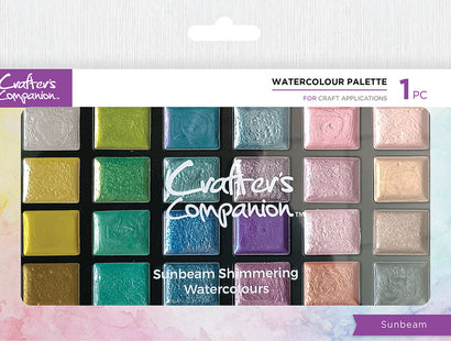 Crafter's Companion Shimmer Watercolour Palette - Sunbeam