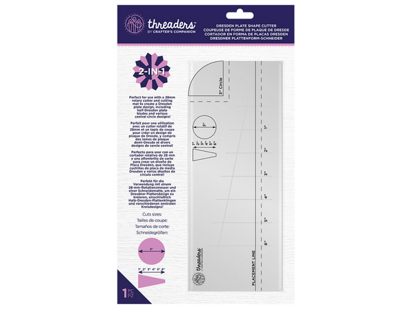 Threaders - Dresden Plate Shape Cutter